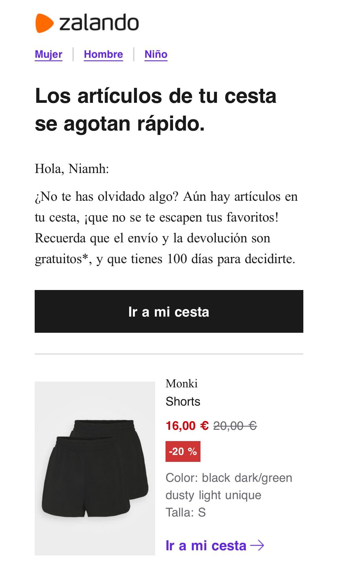 7 Ejemplos De Email De Carrito Abandonado