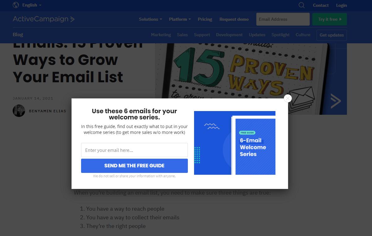 6 Discount Popup Examples to Grow Your Email & SMS Lists