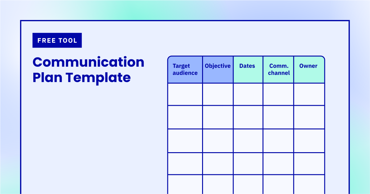 Communication Plan Template - ActiveCampaign