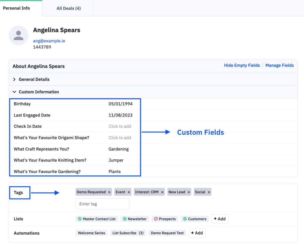 What Are Custom Fields? - ActiveCampaign