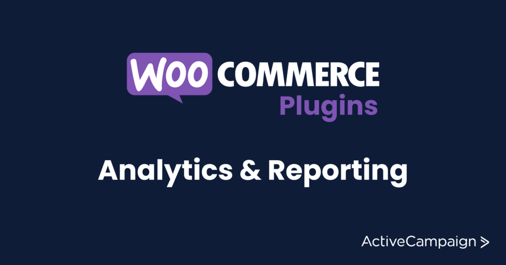 analytics and reporting woocommerce plugins
